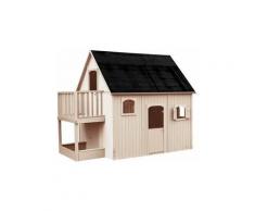 Cabane en bois haute sur pilotis pour enfant - Duplex