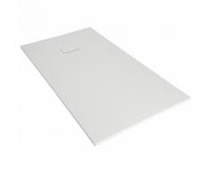 Hudson Reed - Receveur de Douche Rectangulaire 120*80cm - Blanc Mat Effet Pierre