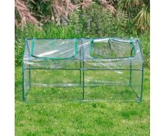 Serre de Jardin en Plastique 180CM - Serre Jardin avec fermetures à Zip - Abri pour plante et