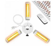 Kesser - ® Chauffage radiant infrarouge 3000 W pour terrasse et gastronomie Chauffage à quartz