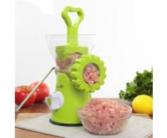 B266 Hachoir à viande manuel domestique en acier inoxydable (vert)