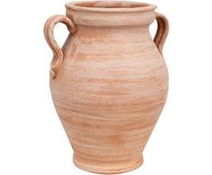 Biscottini - PORTE-PARAPLUIE. AMPHORE/VASE AVEC ANNEAUX EN TERRACOTTE FAIT À LA MAIN SUR LE TOUR