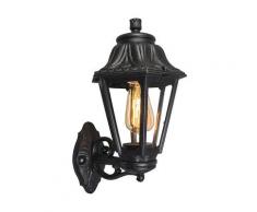 Applique murale Anna noir Qazqa Classique/Antique, Rustique Luminaire exterieur IP44