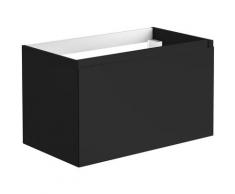 Allibert - Meuble sous-vasque 80 cm NORDIK noir ultra mat