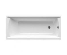 Swiss Aqua Technologies - Fusion Baignoire gain de place 150 x 70 cm en acrylique, Blanc (SIKOVR150)