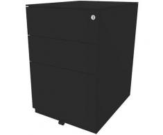Bisley Caisson roulant Note™, avec 2 tiroirs universels, 1 tiroir pour dossiers suspendus, h x l x