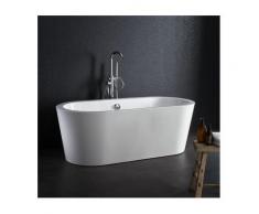 Baignoire îlot acrylique ovale BUBBLE