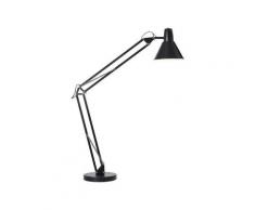 Lampadaire design Winston Noir Métal 92710/06 - Brilliant