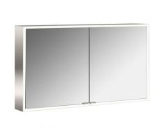 Emco asis prime Armoire lumineuse de toilette, modèle apparent, 2 portes, avec pack d'éclairage,