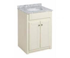 Meuble-lavabo 60x60cm Charlton Ivoire