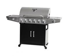 Barbecue gaz "Party 6" - 7 Brûleurs dont 1 latéral - 20.9 kW