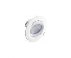 Spot plafond encastrable orientable LED 10W (90W) Blanc neutre 4000°K Angle 38°
