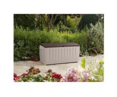Coffre jardin résine Novel - 340L ? beige