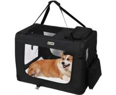 Sacs de Transport Pour Chien Chat - Portable Pliable Cage de Transport Animal Domestique - M: