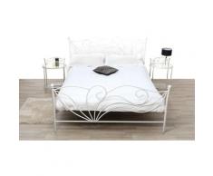 Lit baroque 160x200 VENEZIA - Blanc
