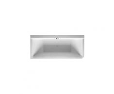 Baignoire balnéo Duravit P3 Comforts 1800 x 800 mm, angle gauche, revêtement acrylique sans joint,