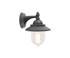 oxford - Applique murale Rustique - 1 lumière - L 180 mm - Anthracite - Classique/Antique,Rustique