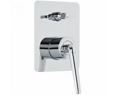 Hudson Reed Ora – Mitigeur de Douche Moderne Encastrable avec Inverseur - Chrome