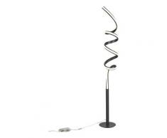 Lampadaire Design noir dimmable incl. LED - Twisted Qazqa Design, Moderne Luminaire interieur