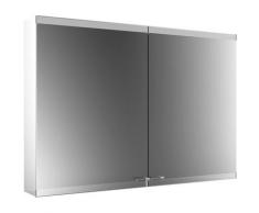 Emco asis evo Armoire de toilette légère, modèle apparent, 2 portes, 1000 mm, Exécution: avec