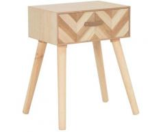 Helloshop26 - Table de nuit chevet commode armoire meuble chambre meuble de chevet avec tiroir 44 x