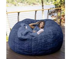 Maison éponge lit pouf housse de chaise housse Double chambre balcon grand canapé rond doux