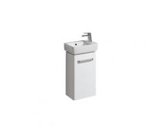 Geberit Lave-mains Meuble sous-lavabo Renova Nr. 1 Comprimo New 348x604x222mm blanc mat/gris