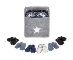 6 Paires Chaussons Jetables Hotel, Voyage, H?tel Séjour, Sauna, Wellness, Massage, Pantoufle de