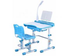 Bureau pour Enfant Bureau Ecolier Bureau avec Chaise Bureau avec Lampe LED Bureau pour Enfants avec