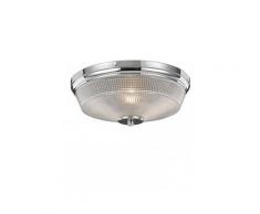 Plafonnier chrome de salle de bains Concept 2 Ampoules
