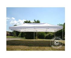 Tente pliante Chapiteau pliable Tonnelle pliante Barnum pliant FleXtents PRO 4x8m Blanc, Ignifugé