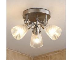 LED Plafonnier Salle De Bain 'Kara' en verre pour salle de bain