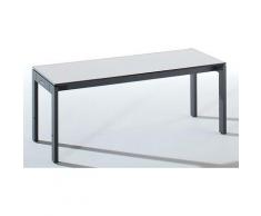 EUROKRAFT Banc de vestiaire à piétement acier - L x h x p 1000 x 415 x 400 mm - assise gris clair