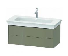 Duravit White Tulip, meuble-lavabo suspendu, largeur 984 x profondeur 458mm, avec 2 tiroirs, avec