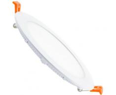 Ledkia - Spot Encastrable Dalle LED Ronde Extra-Plate 9W Coupe Ø 135 mm Downlight Panel Blanc