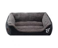 Hanbing - Lit pour chien, panier pour chien lavable, canapé pour chien, coussin pour chien, panier