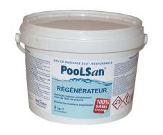 Poolsan Régénérateur - Seau de 3KG - Clarifiant d'eau Eco*-Responsable (*Economique)