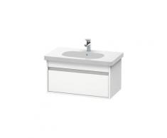 Pack meuble + lavabo Duravit Ketho KT0063 80cm - Blanc mat