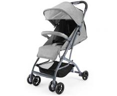Poussette Bébé Pliable LUCKZON Poussette Canne de Voyage, 0-3 ans, jusqu'à 15 kg - Gris