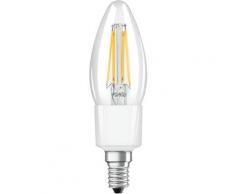 LEDVANCE Ampoule LED avec Wifi, E14, gradable, blanc chaud (2700K), forme de bougie, filament