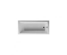 Duravit - Baignoire rectangulaire DARO 1 dossier incliné 1700x750mm blanc
