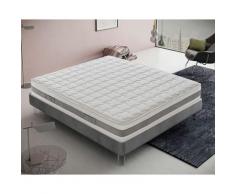 Materassiedoghe - Matelas 180x200 amovible en latex 21 cm de hauteur - Rigidité H2 Medium 7 zones
