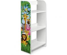Leomark - Étagère de rangement pour enfant Jungle