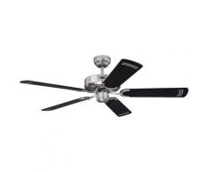 Ventilateur de plafond 'Cyclone' en métal pour salon & salle à manger
