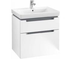 Villeroy et Boch Meuble-lavabo XXL Subway 2.0 A910, Coloris: Blanc mat, poignée : chrome brillant