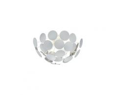 Plafonniers 3 lampes design Discalgo Blanc 01 Métal 609900331 - Trio