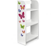 Étagère de rangement pour enfant Papillons