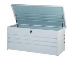 Coffre de rangement gris clair 132 x 62 cm CEBROSA