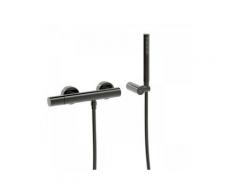 Mitigeur douche avec douchette et flexible Black Metal STUDY COLORS - TRES 26116701KM