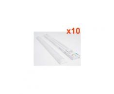 Réglette Lumineuse LED 90cm 36W (Pack de 10) - couleur eclairage : Blanc Froid 6000K - 8000K